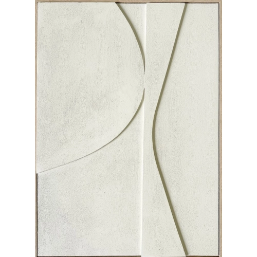 OBRAZ 3D RELIEF NO2 ECRU